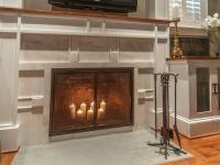 Bennington project - Little City rambler - fireplace detail