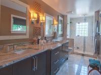 Bennington project - Little City rambler - master bath with shower and vanity