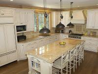 Large French style kitchen for the Greentree project with Ballard & Mensua and Frank Bell