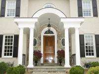 The front entrance detail from Ballard and Mensua's Purcell project with Frank M Bell