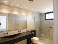 clean and modern hall bathroom