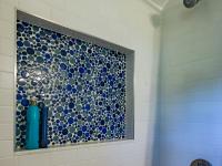 hall bathroom shower niche detail - Two story renovation - Loucks project