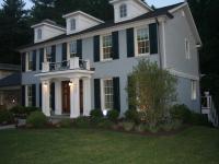 front right home at dusk - McLean waterfront - Graham project