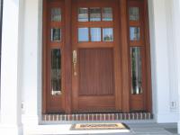 exterior front door package - McLean waterfront - Graham project