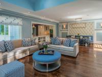 family room detail - McLean waterfront - Graham project