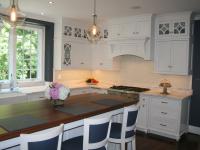 kitchen cabinets and island - McLean waterfront - Graham project