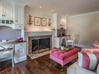 study with fireplace - McLean waterfront - Graham project