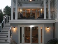 upper desk lighting at dusk - McLean waterfront - Graham project