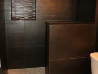 bathroom with open shower - Vienna split level renovation - Boswell project