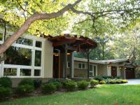 exterior front left - Modern home makeover - Carr Baron project