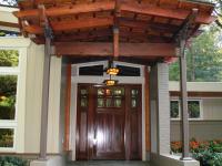 front portico - Modern home makeover - Carr Baron project