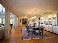 Carr project - nautical New England waterfront home - dining room view