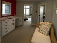 Carr project - nautical New England waterfront home - master suite coffee room