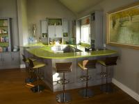 Carr project - nautical New England waterfront home - sunrise room bar detail