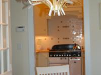 Enrico-Easton - waterfront cottage renovation - dining room chandelier