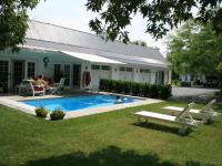 Enrico-Easton - waterfront cottage renovation - exterior rear with lap pool