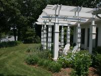 Enrico-Easton - waterfront cottage renovation - exterior portico