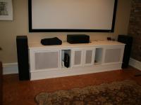 Enrico-Easton - waterfront cottage renovation - family room entertainment system