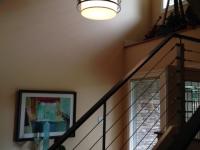 foyer lighting and details in the home for empty nesters