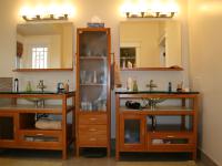 The master bath in the Ballard's renovated residence