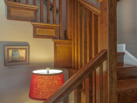 Bennington project - Little City rambler - stairwell detail