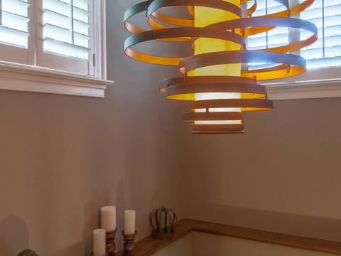 Bennington project - Little City rambler - stairwell pendant