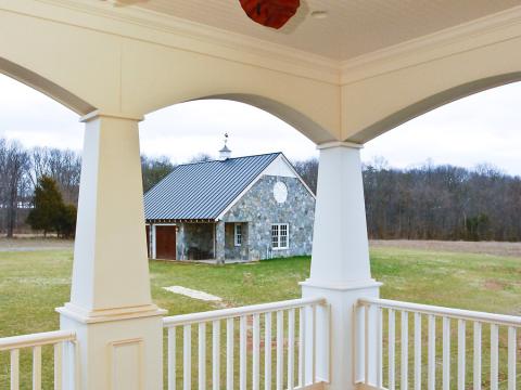 Deep front porch for Ballard & Mensua's Sugarland Lane project