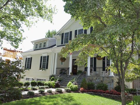 Front right elevation for the Newington Rd home renovation project