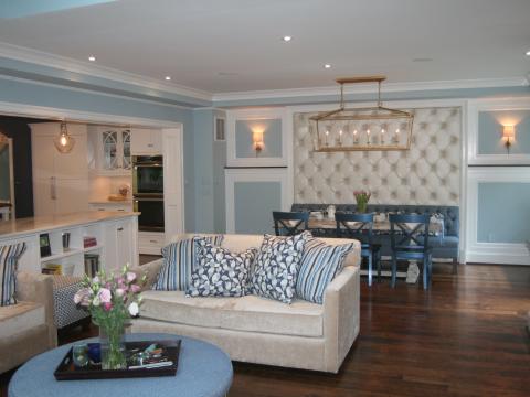 family room towards breakfast nook - McLean waterfront - Graham project
