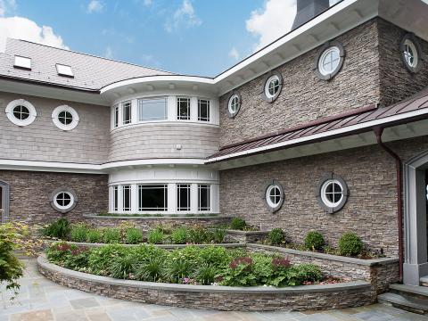 Carr project - nautical New England waterfront home - exterior front