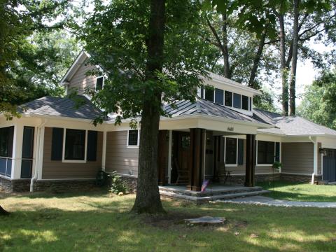 Eng - small cape code renovation - front exterior right