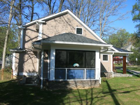 Eng - small cape code renovation - exterior right side