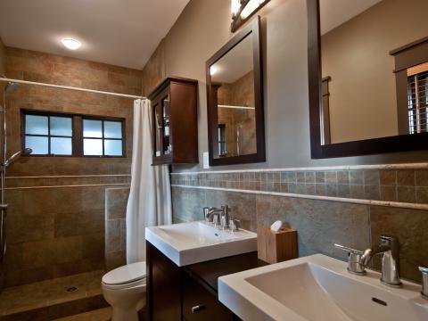 Henry project's master bathroom after renovation