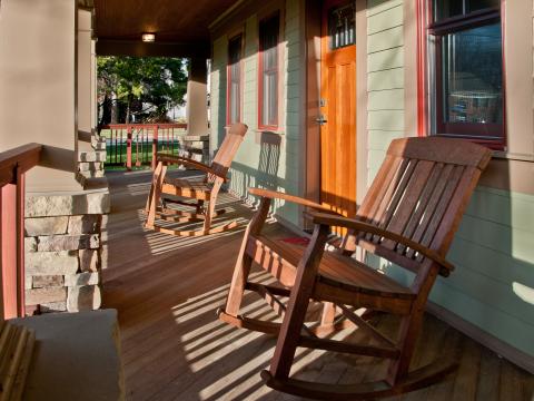 Henry Project's Rocking Chairs on the Front Porch