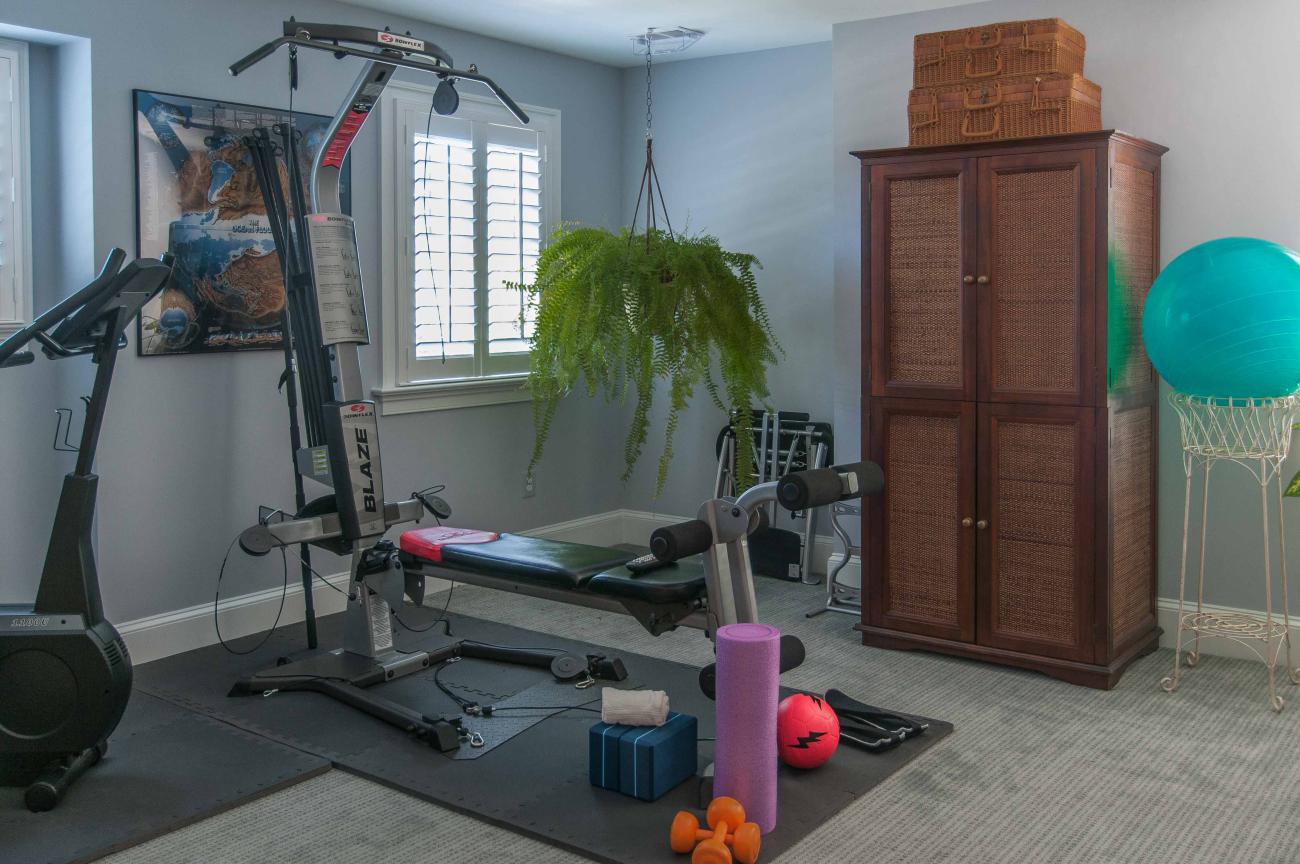 Bennington project - Little City rambler - home gym detail