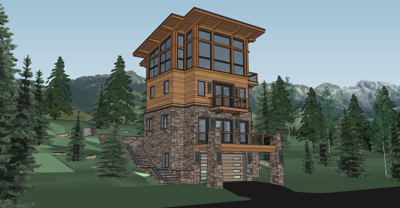 Mountain Cottage 1 car option