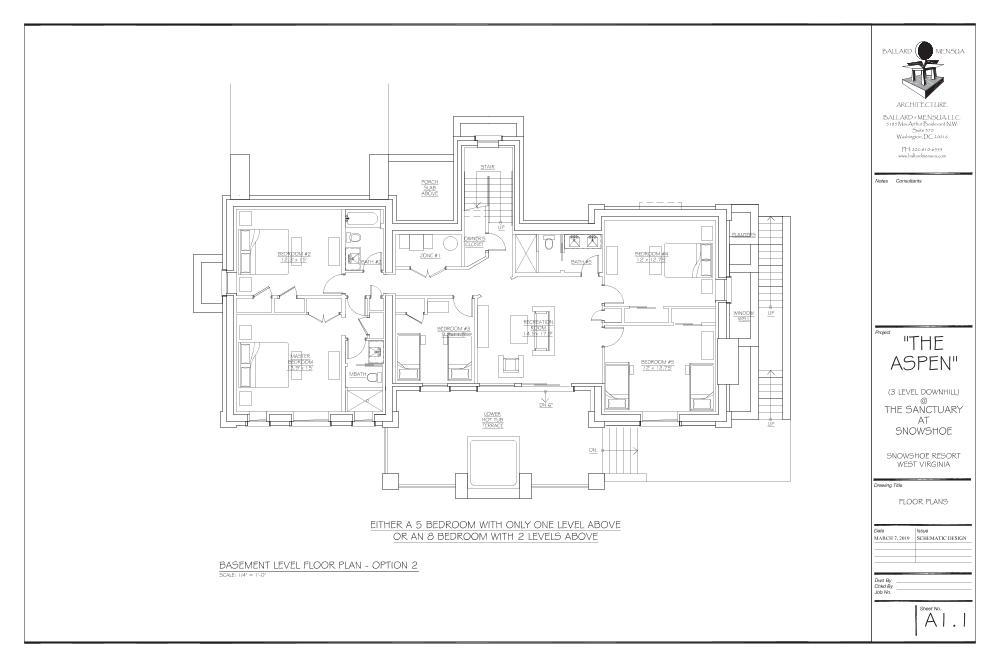 Basement Floor Plan Option 2