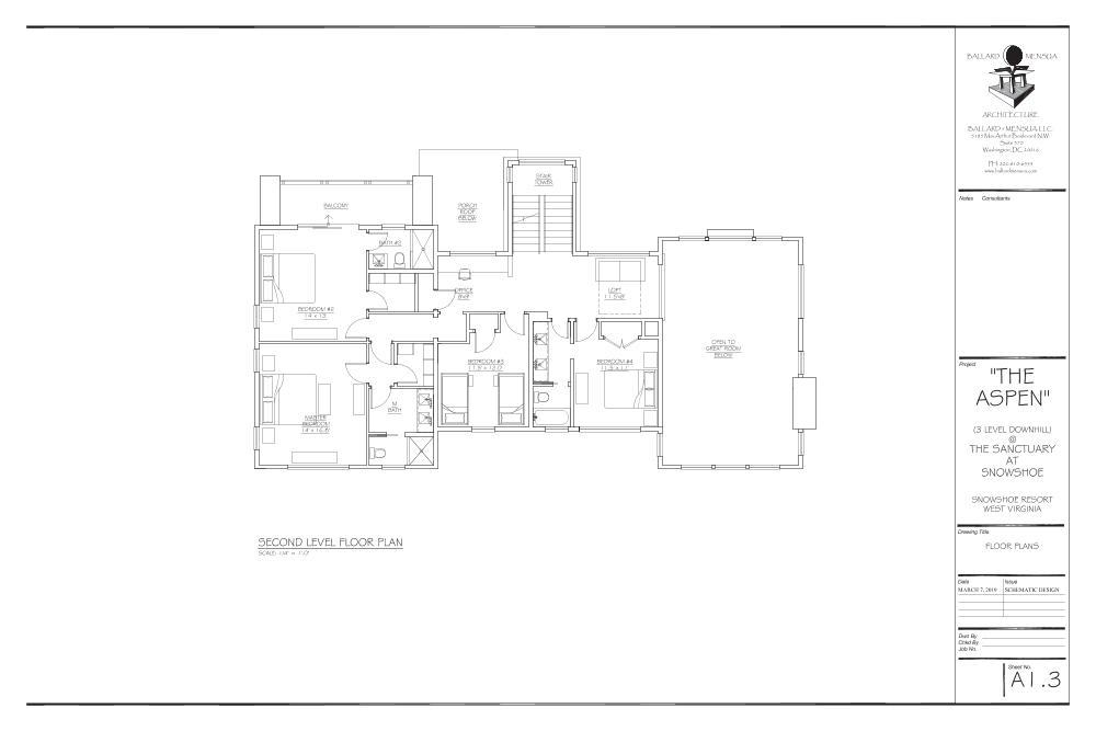 Second Level Floor Plan