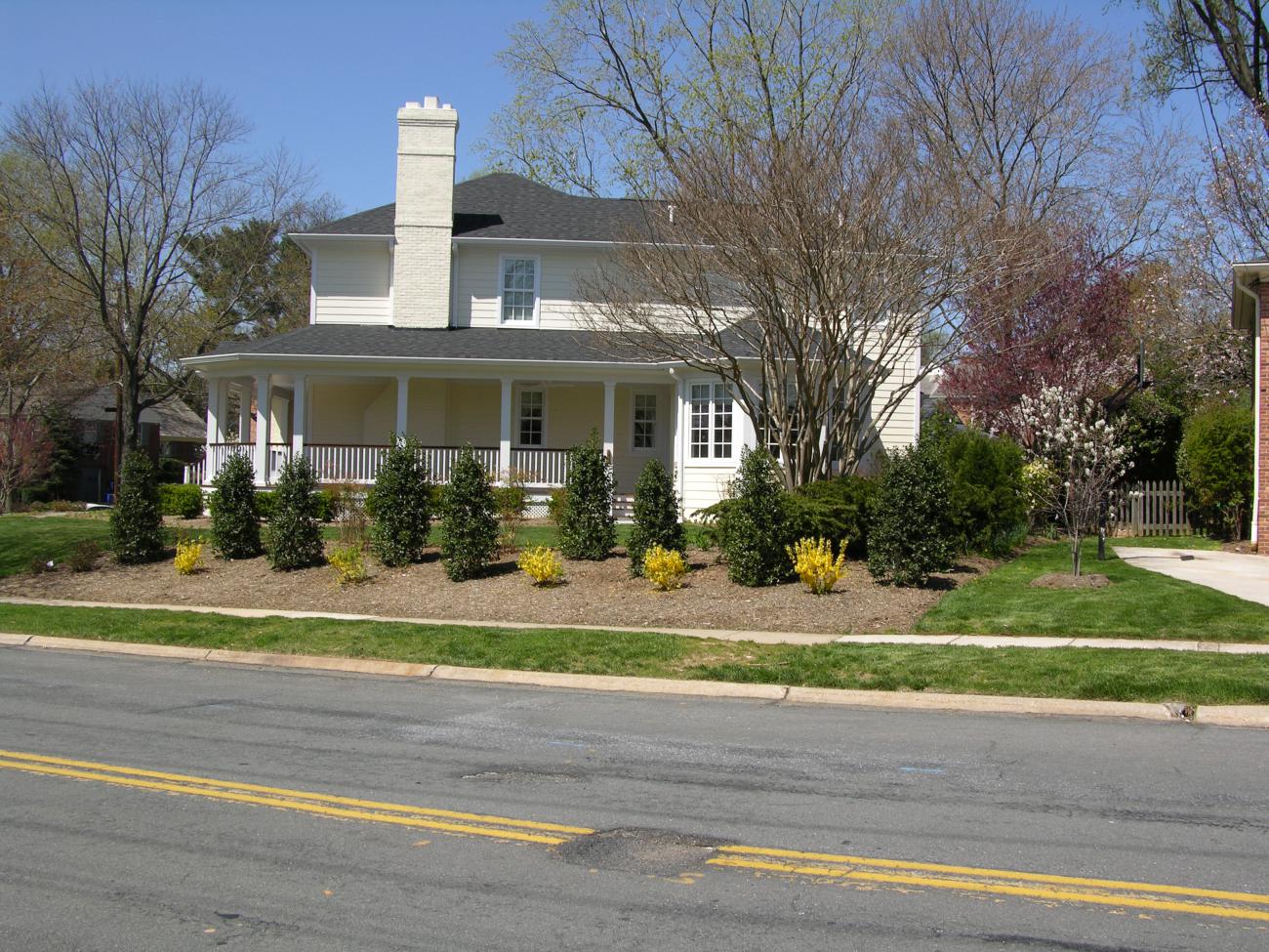 Front exterior of home renovation by Frank M Bell and Ballard + Mensua