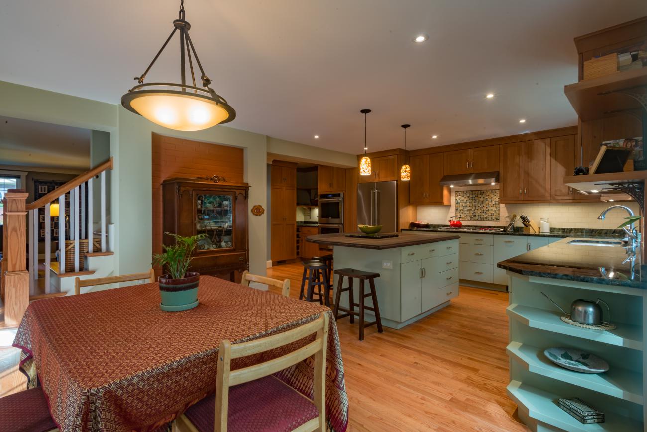 dining room towards kitchen - Two story renovation - Loucks project