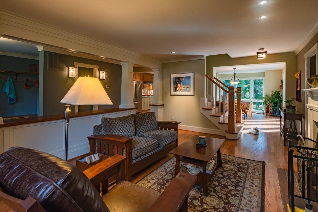 living room detail  - Two story renovation - Loucks project