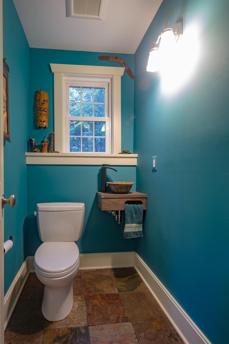 powder room - Two story renovation - Loucks project