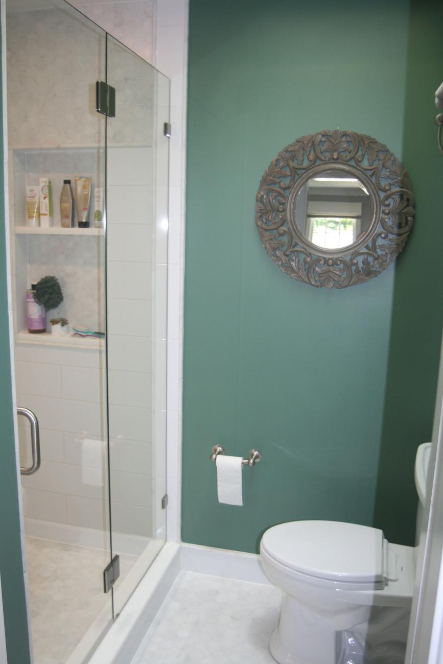 master bathroom shower detail