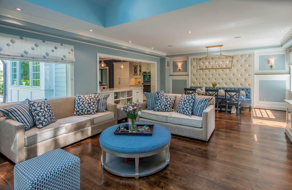 family room detail - McLean waterfront - Graham project