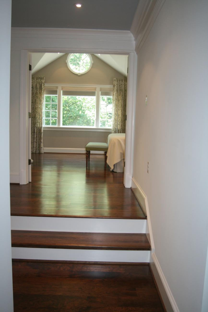 hallway towards master bedroom
