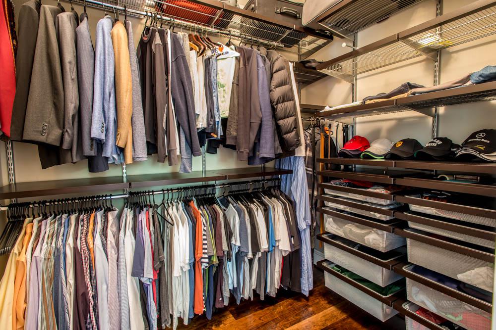 his master closet - McLean waterfront - Graham project