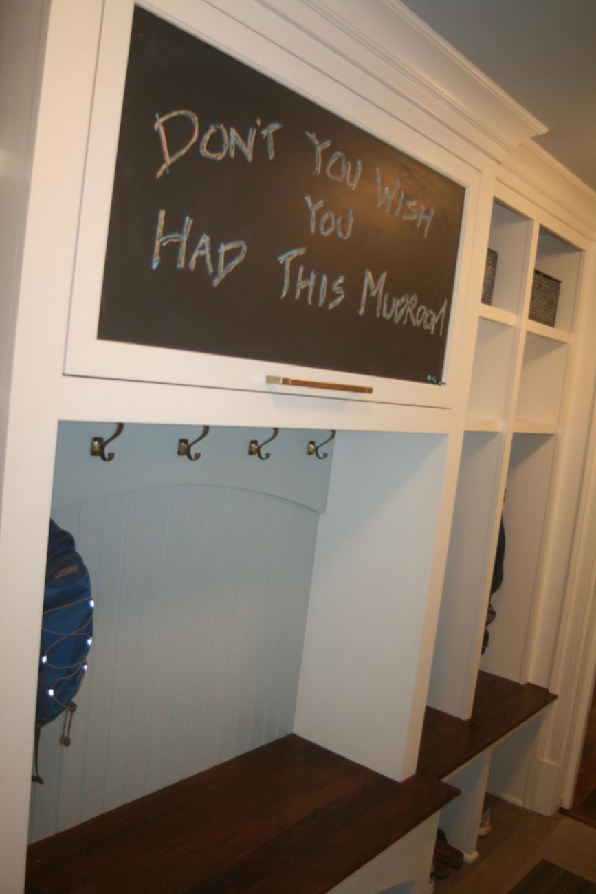 mudroom with builtins - McLean waterfront - Graham project