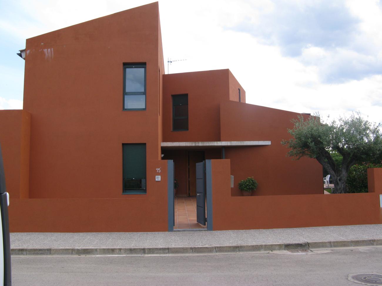 street elevation - the red house - Ballard & Mensua Architecture