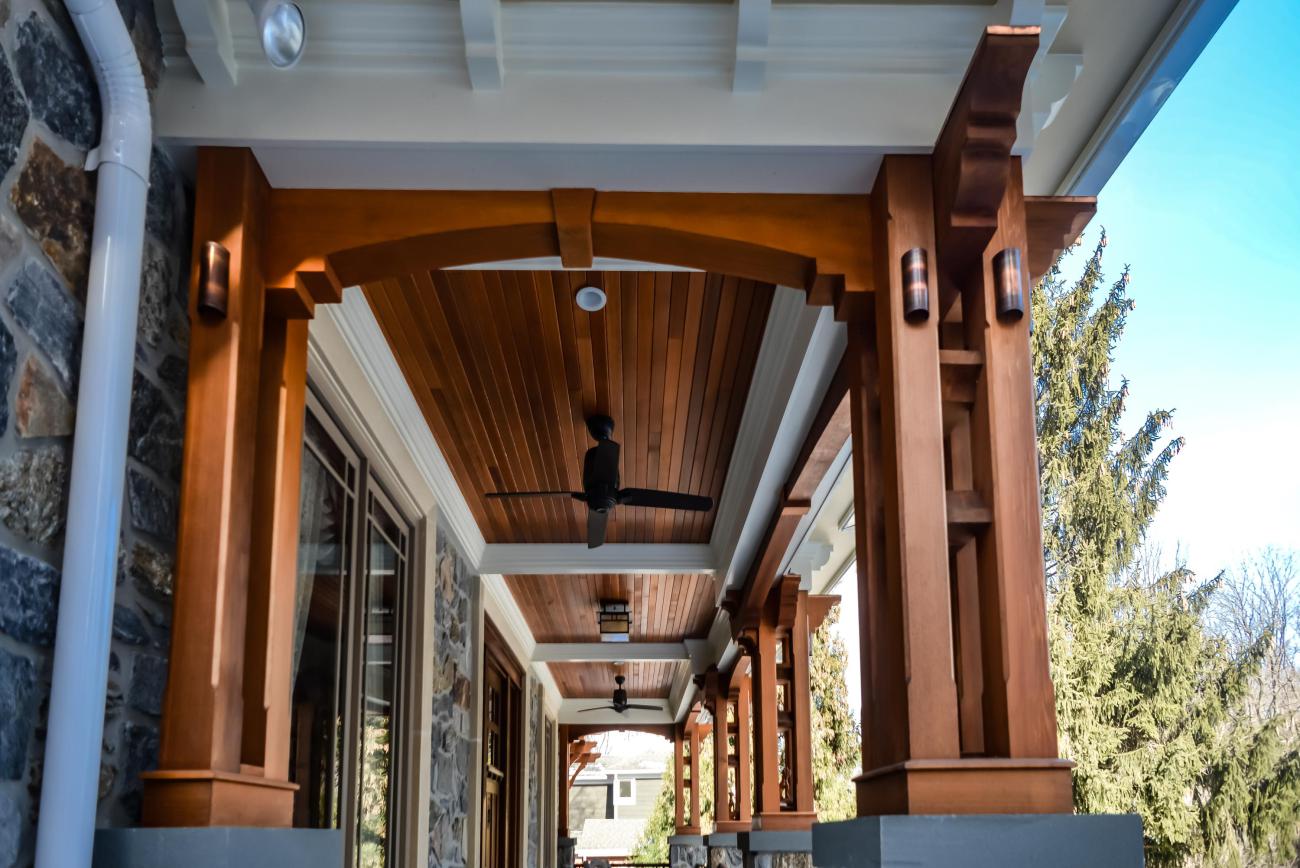 porch ceiling detail - carpenter's challege - Alison project