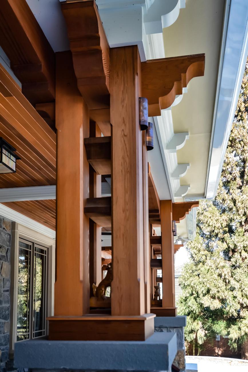 front porch column detail - carpenter's challege - Alison project